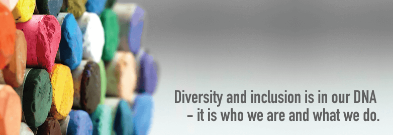 Diversity and inclusion is in our DNA - it is who we are and what we do.