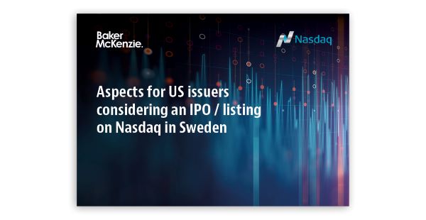 Fact Sheet for US Issuers Considering an IPO in Sweden