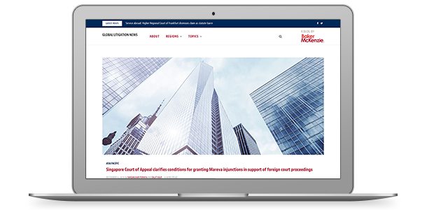 Global Litigation News Blog Page