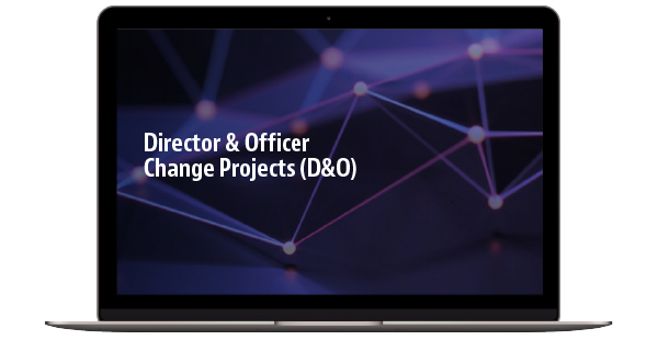 Director and Officer Change Projects