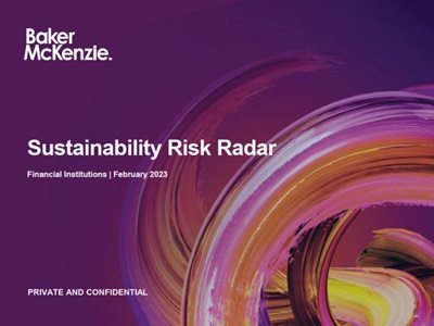 Global Sustainability Risk Radar