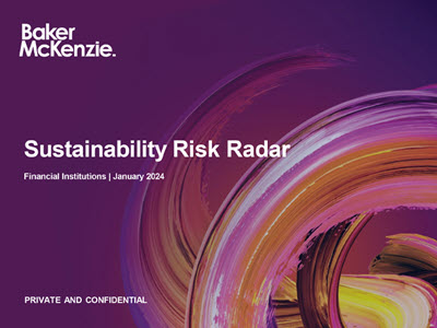 Sustainability Risk Radar for Financial Institutions