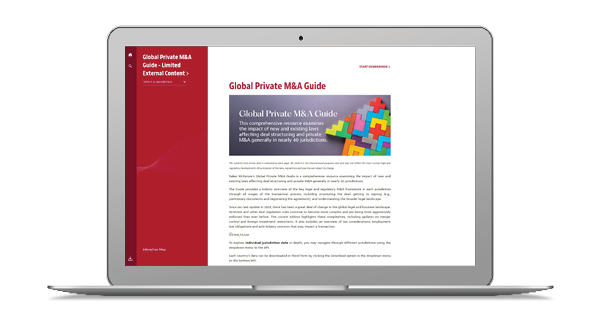 Global Private M&A Guide