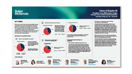 An analysis of post M&A disputes