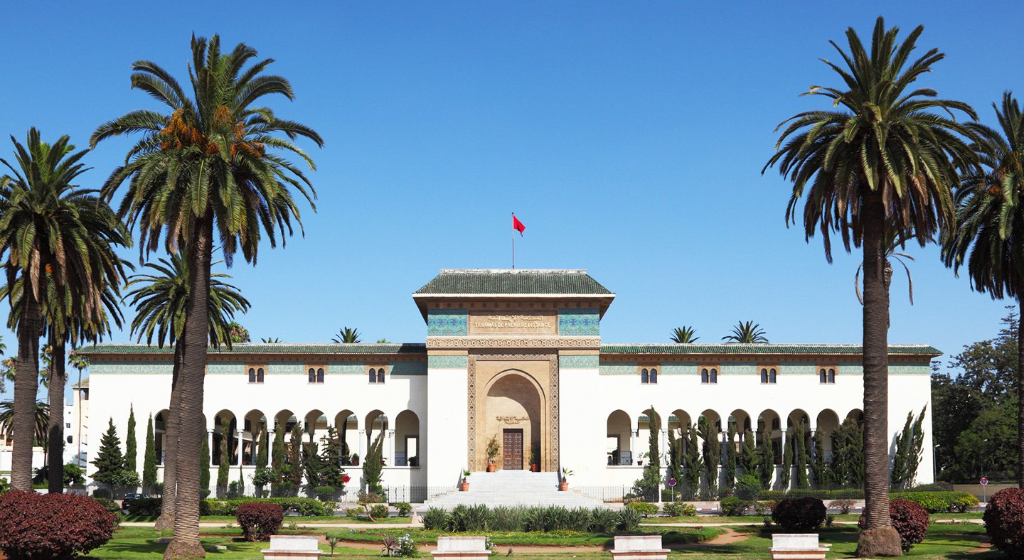 Courthouse in  in Casablanca, Morocco