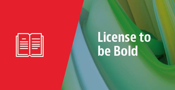 License to be Bold image