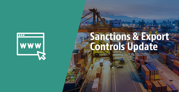 Image for Sanctions and Export Controls Update